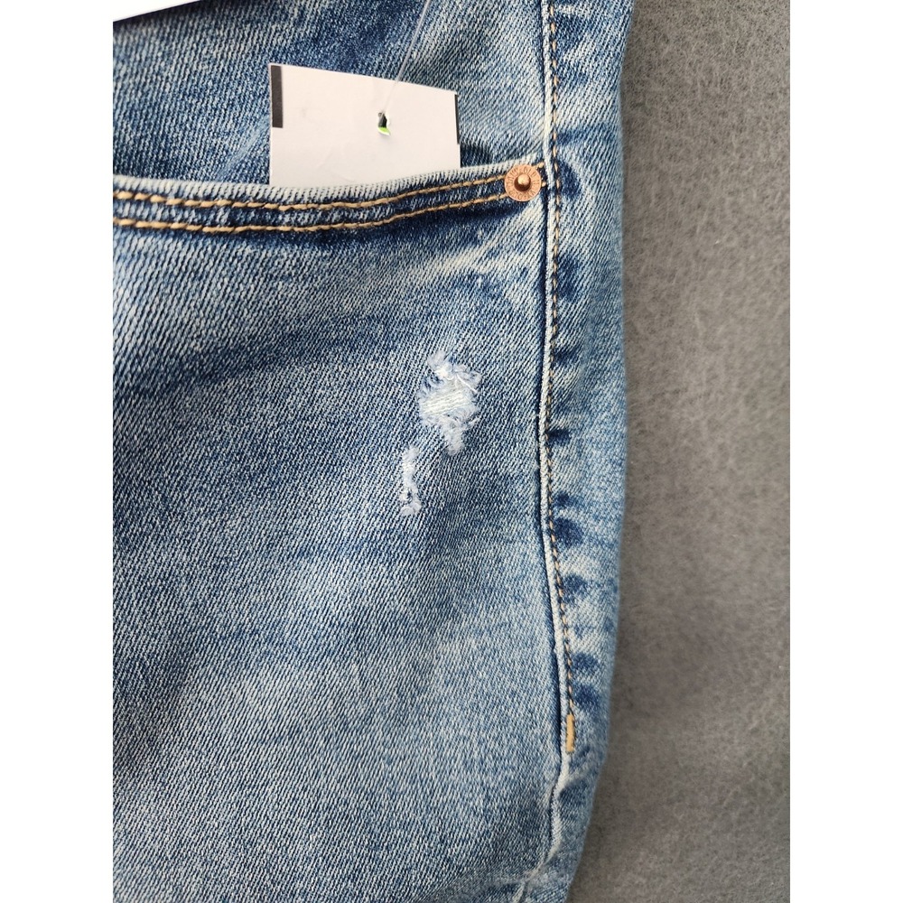 Old Navy Higher High-Rise Flare Jeans Plus Sz 24 Blue Denim Boho Festival NWT - Picture 8 of 13